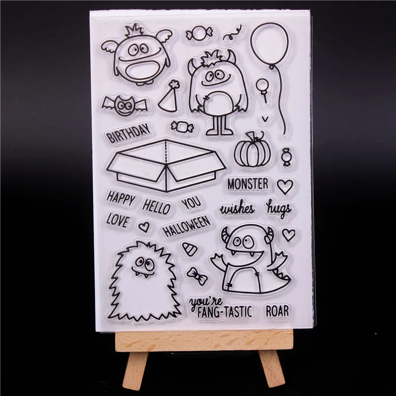 

Cute Transparent Clear Silicone Stamps for DIY Scrapbooking Card Making diy photo Decorative Animal Text Stempel s