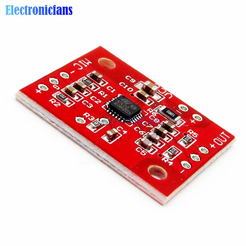 

Replace MAX9812 K472 Low Noise Gain Adjustable DC 2.3-5.5V Electret Microphone Amplifier Board Acoustic Effect pre-amp Amplifier