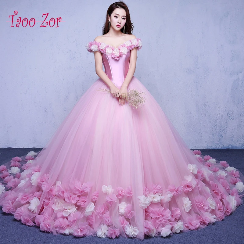 flower gown dress