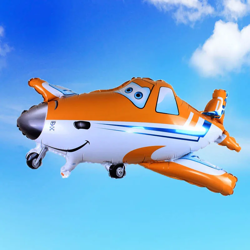 

PHLUMY 1Pc Cartoon Agricultural Duster Air Planes Aluminium Foil Balloon Kids Birthday Party Decoration Inflatable Balloons