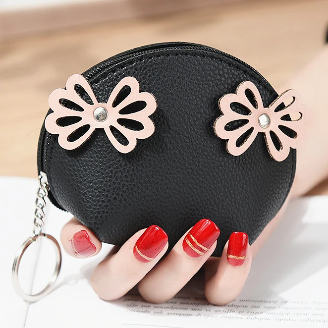 

Fashion Coin Purse Women Wallets Lady Purses Flower Wallet Pendant Cards Keys Money Bags Girls Mini Coins Wallet Pocket Poucht
