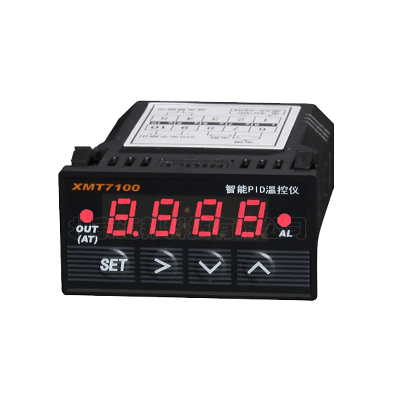 

25pcs XMT7100 1.3" Screen PID Intelligent Temperature Controller Digital temperature controller AC/DC85-260V - Black