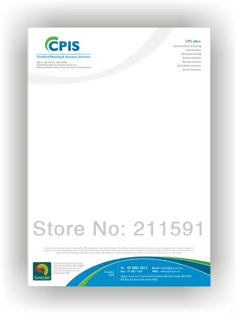 customized letterhead free
