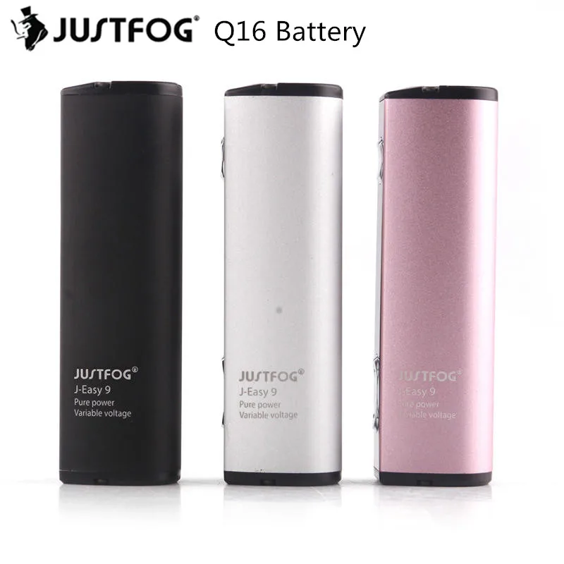 

Original Vape Box Mod JUSTFOG Q16 Battery Vape Pen Mod 900mah Battery Electronic Cigarette Mod Li-ion Battery