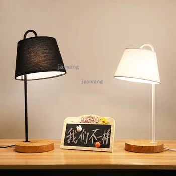 

Modern Wood Table Lamp Loft Decor Art Living Room Romantic Desk Lamp Bedroom Bedside Table Light Household Dining Room Home Cafe