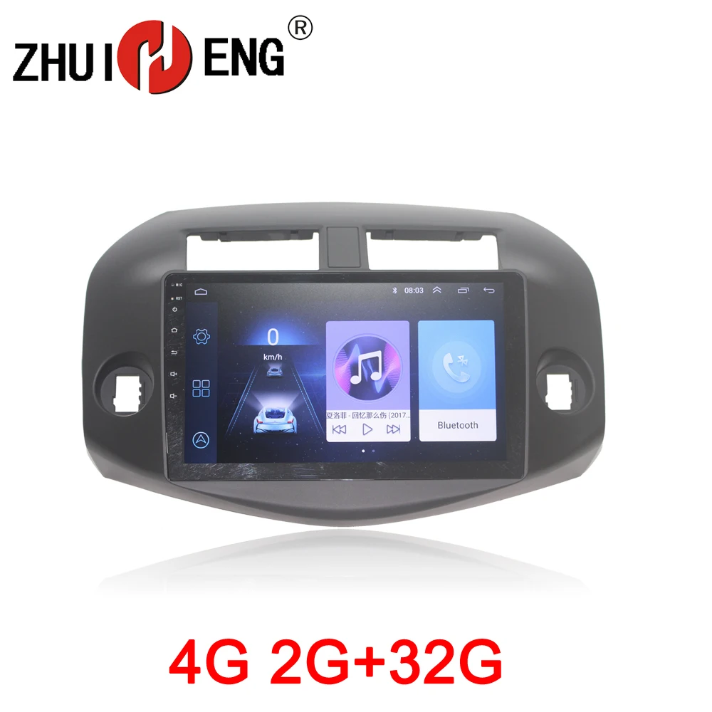 ZHUIHENG 2G + 32G Android 8 1 автомобильное радио для Toyota RAV4 2009-2012 автомобильный dvd плеер gps