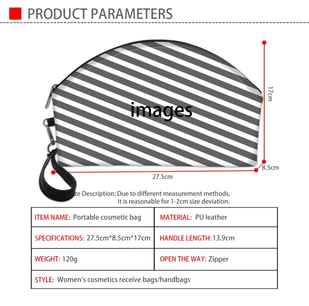 

ThiKin Vogue Karl Lagerfelds Cosmetic Bag 3D Printing Women Travel Make Up Toiletry Bags Makeup Handbag Organizer Case