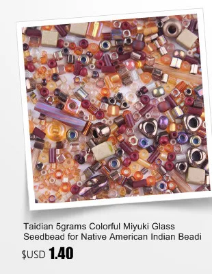 Тайдиан Миюки бусы 11/0 для бохостиля бисерные ювелирные изделия японское стекло бусины 20 г/лот около 1900 штук