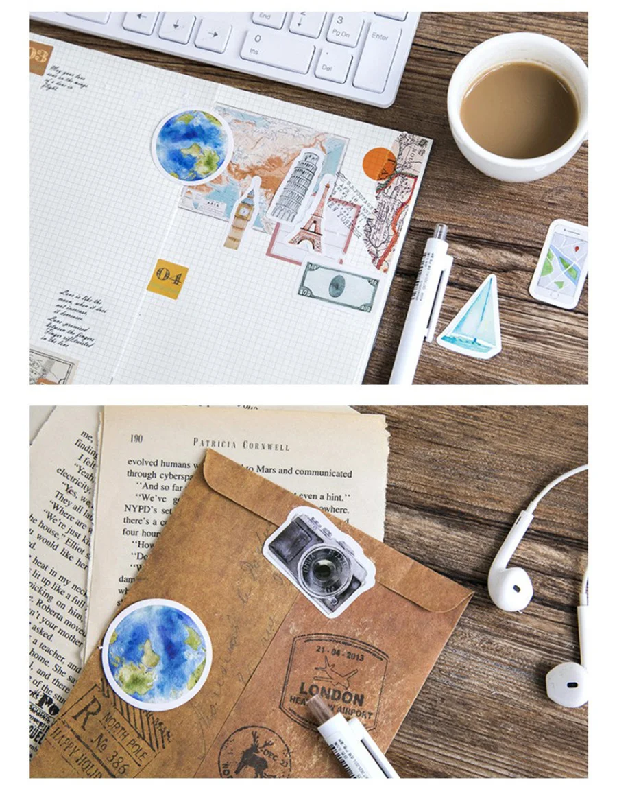 Travel The World Stickers – NotebookTherapy