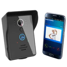 Умный Wifi Пульт дистанционного управления непромокаемая видеокамера дверной телефон домофон беспроводной дверной звонок камера Поддержка Android и IOS с ИК ночного видения