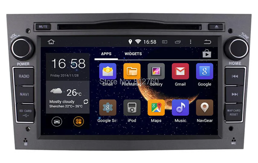 Sale 1024*600 Quad Core Android 5.1.1 Car DVD GPS For Opel Astra H Vectra Corsa Zafira B C G with 1.6Ghz CPU 1GB RAM 16GB Flash 12