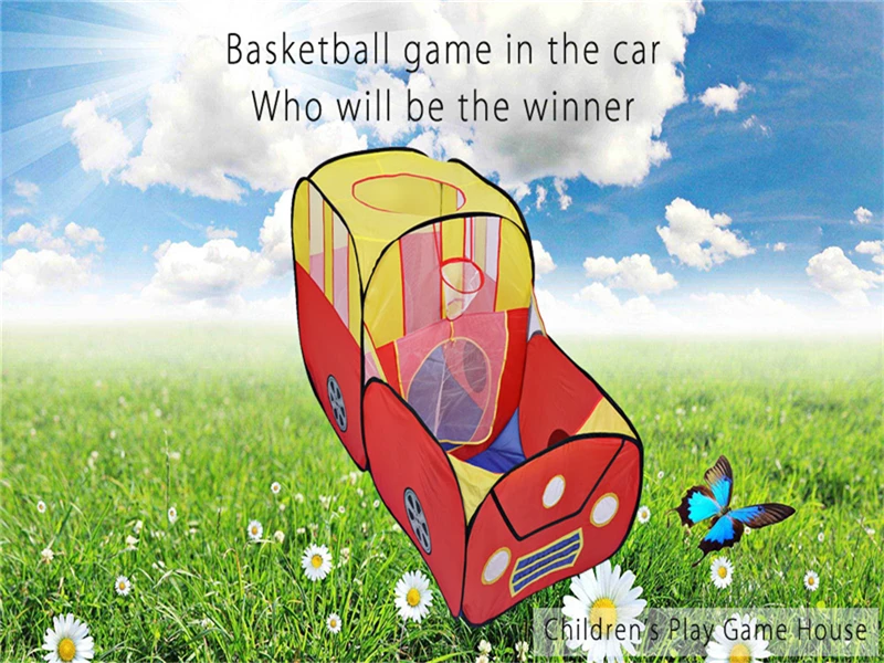 

Children Play Game House Children Tent Folding Fun Hut Kid Ocean Ball Pit Pool Baby Playpen Outdoor Safety Car Kids Play Game Ho