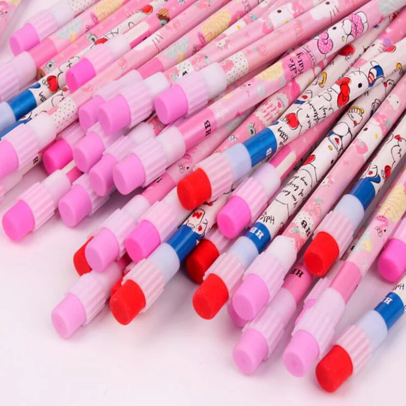 5 шт. экологичный профессиональный карандаш HB Kawaii HelloKitty офисные школьные