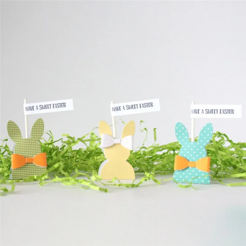DiyArts Animal Rabbit Frame металлические режущие штампы для скрапбукинга DIY карты Альбом 54*192