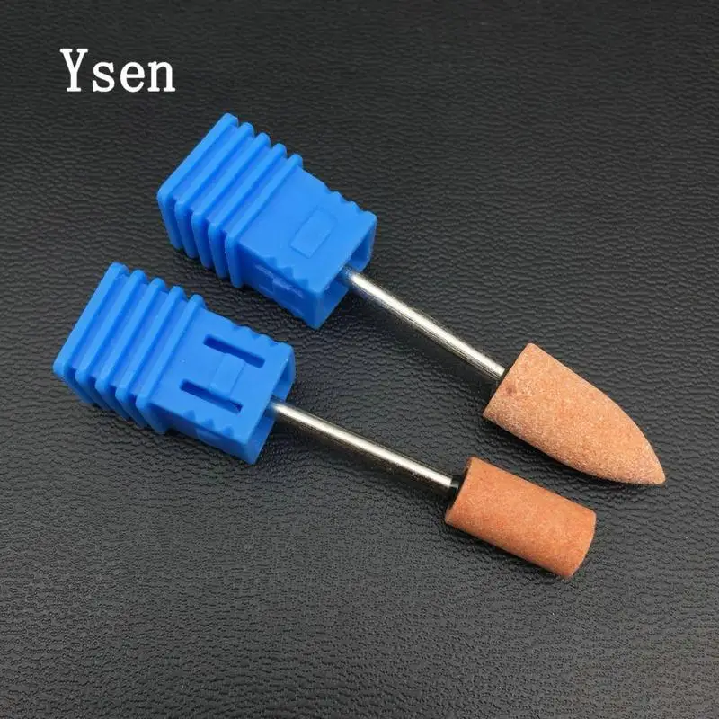 

2PC Ceramic Stone Nail Drill Bits Electric Mills Cutter For Manicure Machine Nail Drill Accessories Pedicure Nail Tools