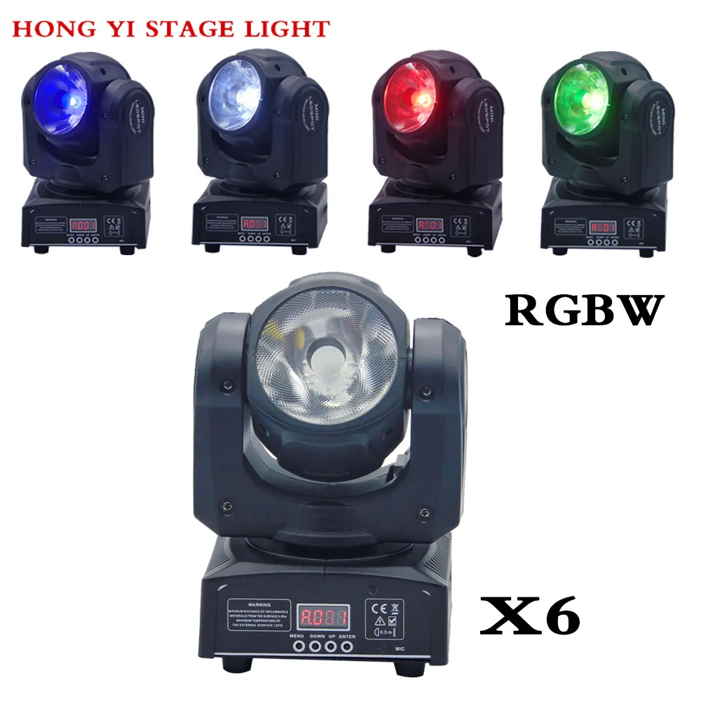

Beam Effect 60W LED Moving Head Light DJ Light Disco Bar Nightclub DMX RGBW 4IN1 Beam LED Stage Lighting 6pcs/lot