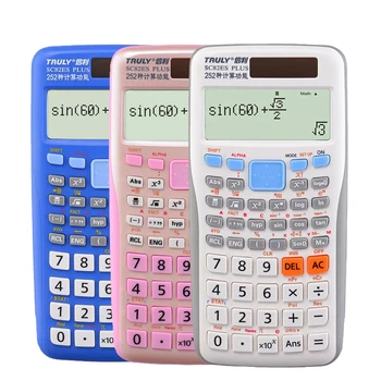 

TRULY Sc-82es Plus Trigonometric Function Statistical Calculator Student with Solar Computer Multifunctional