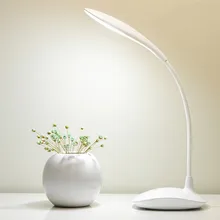 20 светодиодный usb зарядка настольные лампы светильник s умный синхронизация сенсорный датчик беспроводной светодиодный светильник Настольная лампа для чтения дропшиппинг