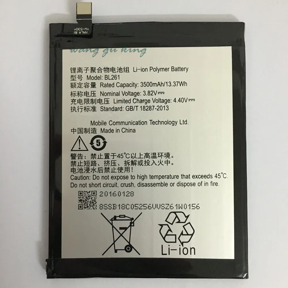 Hot! Replacement 3500mAh New Phone Battery BL261 For