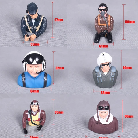 FMS Pilot Figures Hand Painted FMSPilot001 014 for RC Airplanes Model Plane Aircraft Warbird Sport Jet Car Boat Drone Toy Driver FMS Pilot Figures Hand Painted FMSPilot001 014 for RC Airplanes Model Plane Aircraft Warbird Sport Jet Car Boat Drone Toy Driver