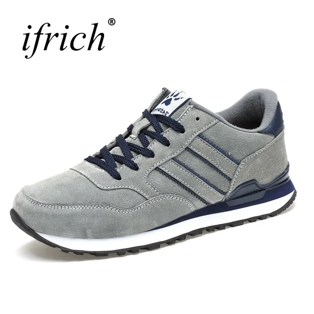 Ifrich Новое поступление 2019 года осень зима для мужчин's кроссовки спортивная обувь кроссовки удобные беговые мужские спортивные кроссовки