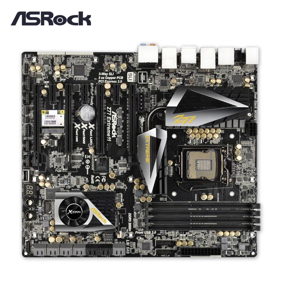 

Asrock Z77 Extreme11 Desktop Motherboard Z77 Socket LGA 1155 i3 i5 i7 DDR3 32G SATA3 USB3.0 ATX