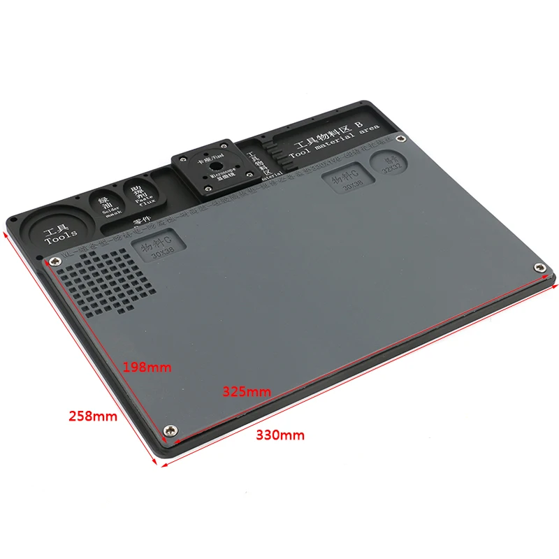  Repair Pannel Multifunction Aluminum Alloy Workbench Microscope Stand Table Working Holder For HDMI