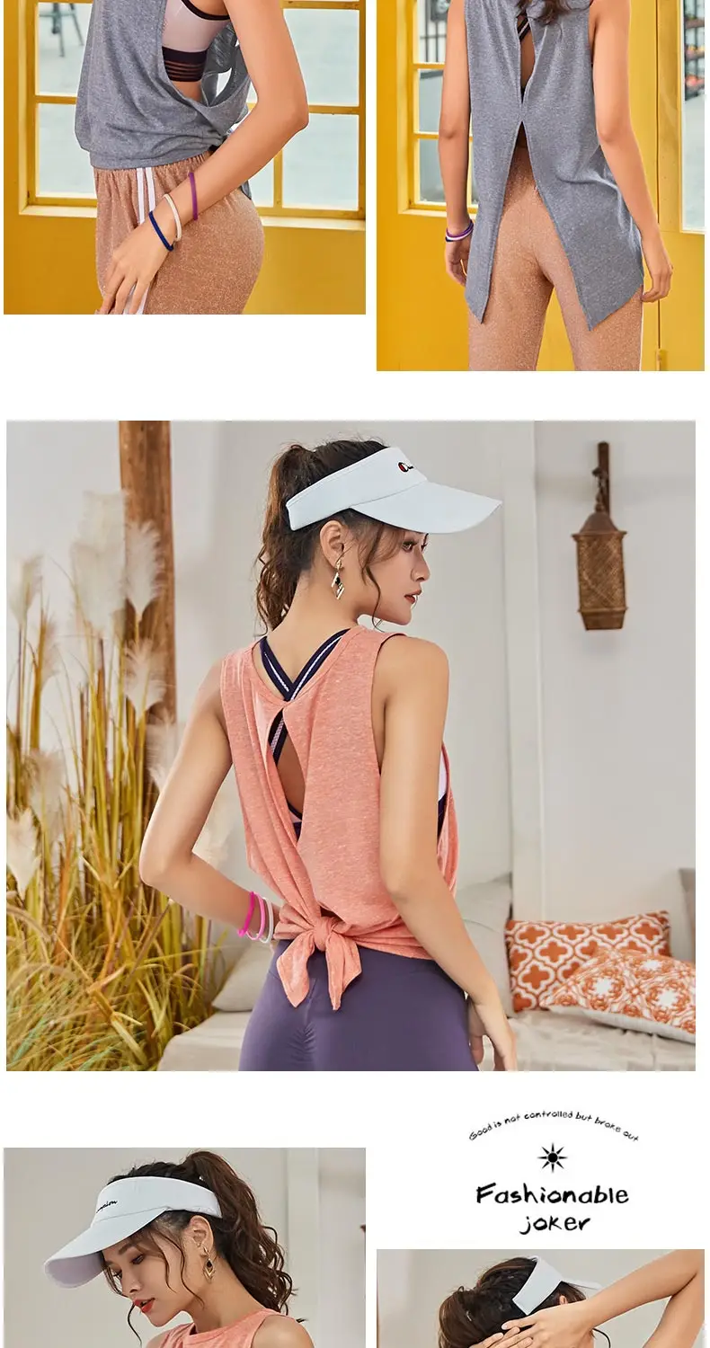 Спортивный женский жилет, свободный, без рукавов, быстросохнущий, топ для йоги, гимнастики, тренировок, фитнеса, одежда, безрукавки, футболка для бега, спортивная летняя одежда