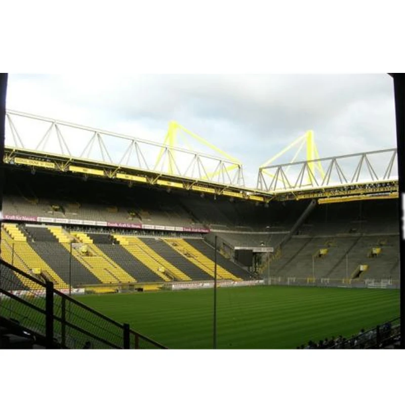 Горячие новые головоломки архитектурный сигнал Iduna Park Schwarz-Gelb футбольные стадионы кирпичные игрушечные масштабные модели наборы строительные бумаги