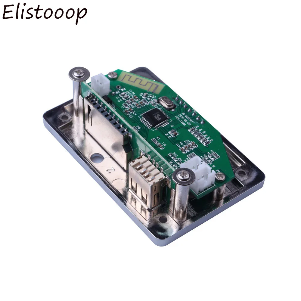 Elistoooop USB FM Aux радио Bluetooth MP3 декодер плата модуль Автомобильный USB MP3 плеер встроенный пульт дистанционного управления USB FM Aux радио