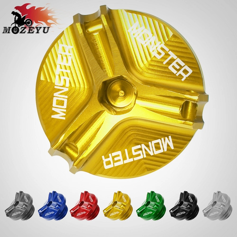 

For Ducati Monster 696 795 796 821 1100 EVO 1200 1200S M20*2.5 Motorcycle Aluminum Engine Oil Fuel Filler Cover CUP
