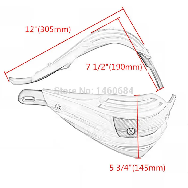 Мотоцикл для мотокросса 7/" 22 мм 11/8'' 28 мм Fat Bar Pro Handguard защита рук Handguard защита грязи питбайк