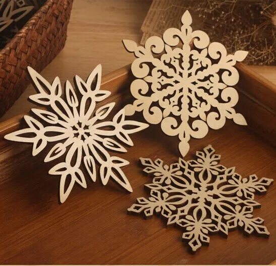

1pcs/lot Vintage Wooden carved hollow snowflake cup mat coasters Novelty households Table Kitchen accessories Pot holder