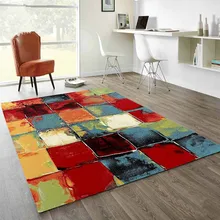 Татами ковер ползание ковры для гостиной спальни путешествия коврик для пикника современный стильный геометрический абстрактный цвет нескользящий коврик