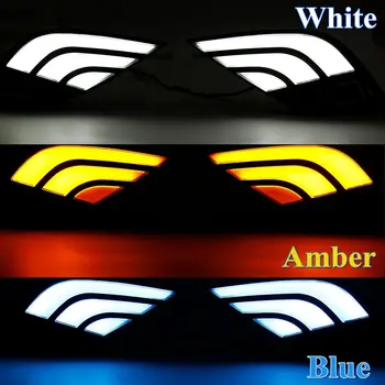 

LED Daytime Running Lamp DRL Turn Signal Lamp Fog Light with Blub Wire Harness Switch For Toyota Camry for SE XSE 2018-2020