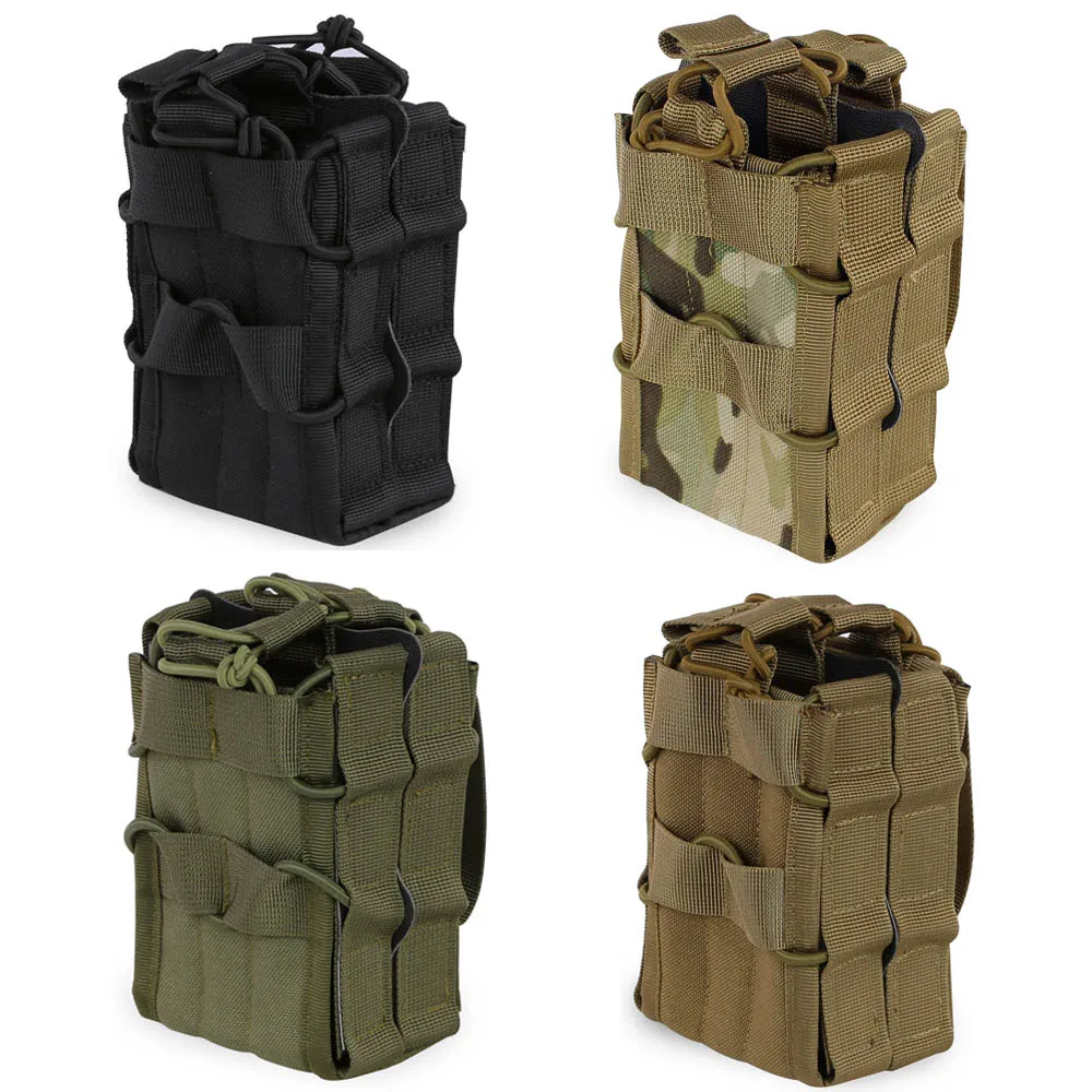 Molle система подсумок 1000D нейлон двойной слой сумки для хранения страйкбол тактический АК AR M4 AR15 винтовка пистолет Mag мешок