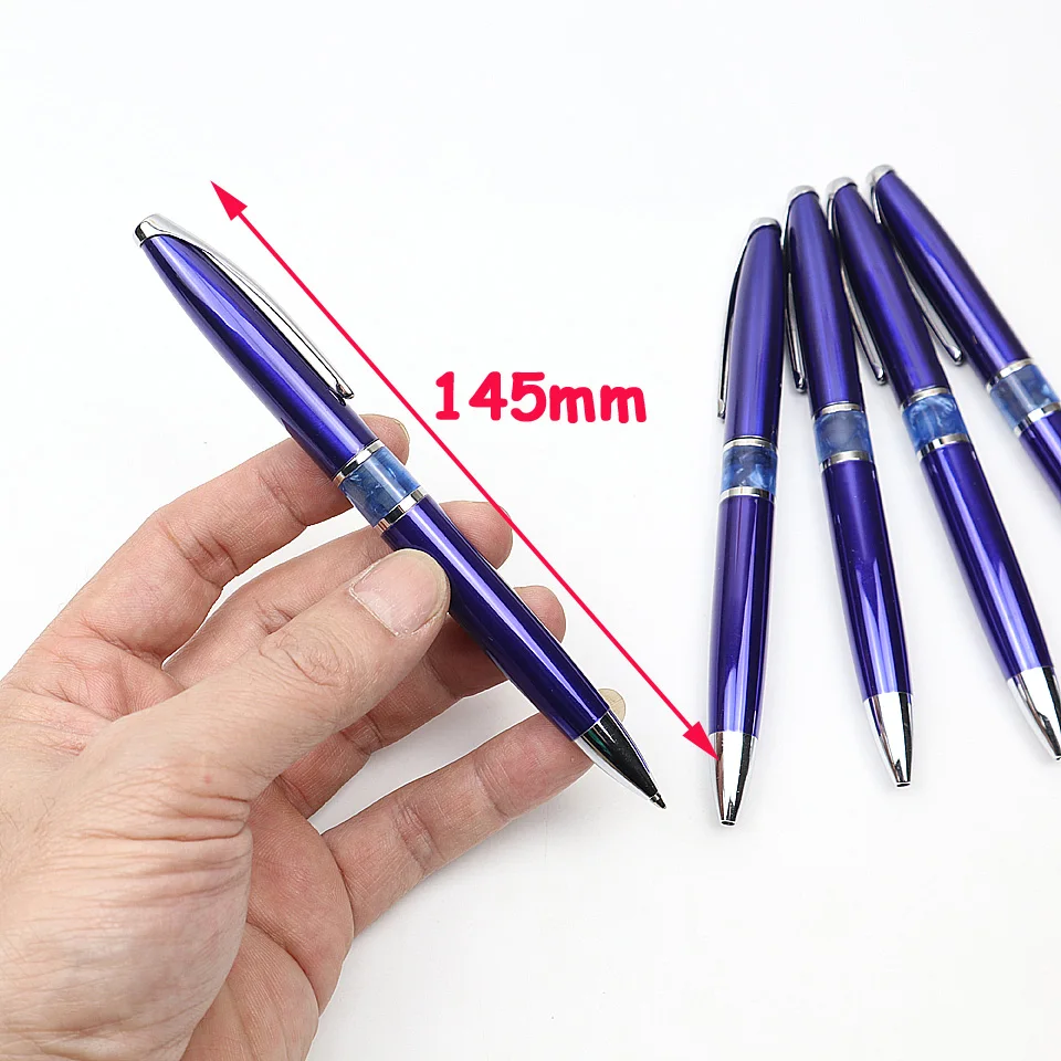 Высококачественная шариковая ручка 0,7 мм, синие/черные чернила, заправка металлическими роликами, роскошная ручка для бизнес письма, офиса, школы