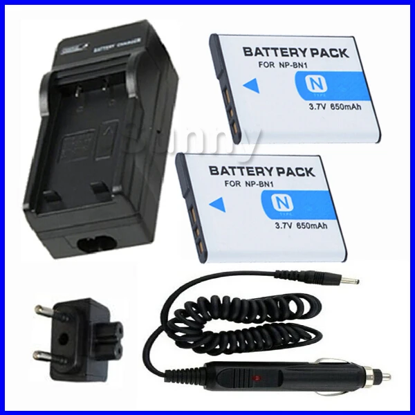 

2 Battery + Charger for Sony Cyber-shot DSC WX7 W610 W620 W630 W650 W690 W710 W730 DSC QX10 QX30 QX100 Digital Camera