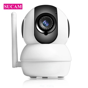 

SUCAM Two Way Audio Mini 1MP PT Wifi Camera HD 720P Home Security Wireless Camera Baby Monitor Wish TF Card Slot