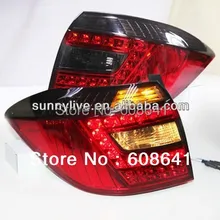 2008-2011 год Highlander светодиодный задний фонарь красный черный цвет