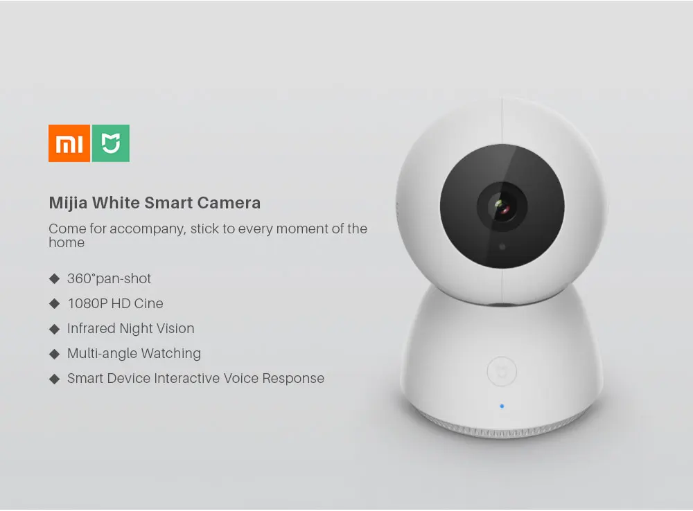 Xiaomi Mijia wifi смарт IP камеры 1080P 360 Угол инфракрасного ночного видения веб-камера видеокамера Беспроводная для ios android
