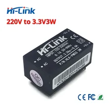 Livraison gratuite 2 pcs/lot Hi-Link HLK-PM03 220v 3.3V 3W AC DC mini taille isolée abaisseur module d'alimentation