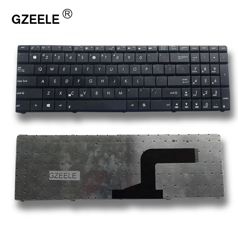 GZEELE английский новая клавиатура для ноутбука Asus K53 K53E X52 X52F X52J X52JR X55 X55A X55C X55U K73 K73B K73E K73S X61 NJ2 США черный