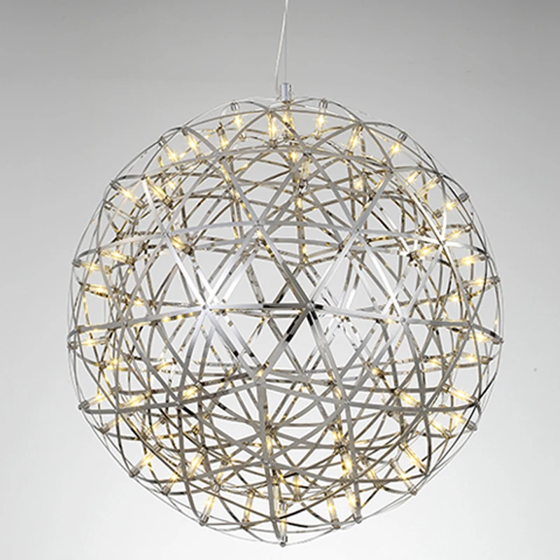 

Modern Creative Firework Pendant Lights bar LED Stainless Steel ball pendant Lamp For Coffee Bar/Restaurant Lamparas Lustre