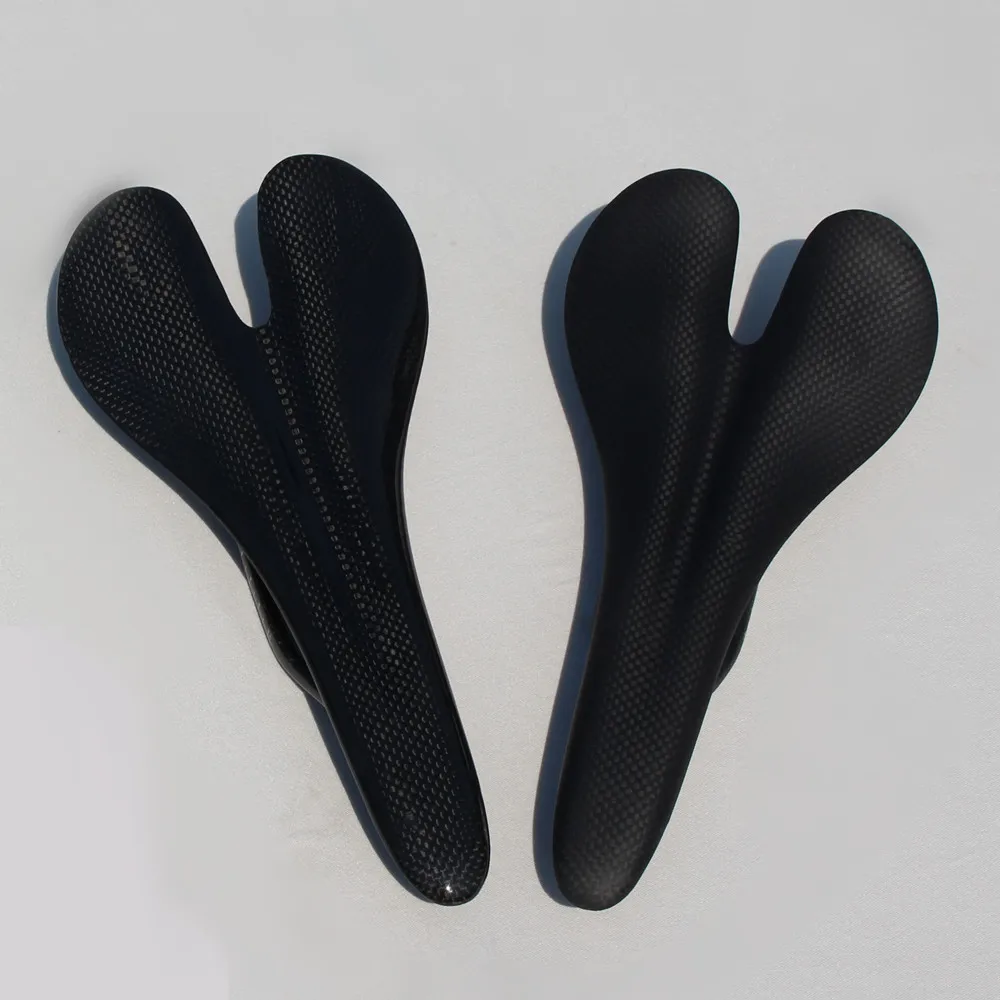 NO LOGO Carbon Fiber Road Bicycle Saddle Cycling Bike Parts Carbon Road Saddle MTB Mountain Saddle (2)