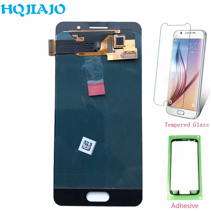 ЖК экран Super AMOLED для Samsung A310 дисплей сенсорный дигитайзер Galaxy A3 2016 A310F A310Y