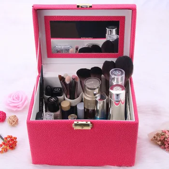 

2019 han edition watches Canon new leather cosmetic display wood pure color makeup manufacturers selling jewelry boxes