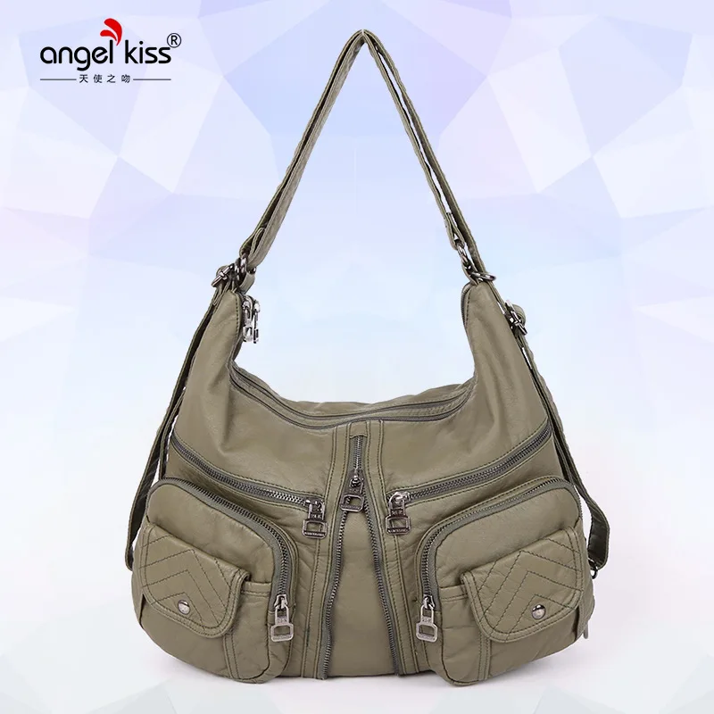 

Angel Kiss Women's Handbag Korean Fashion Multi-function Women's Handbag Wild Female PU Bag Women Handbags Tote Bag