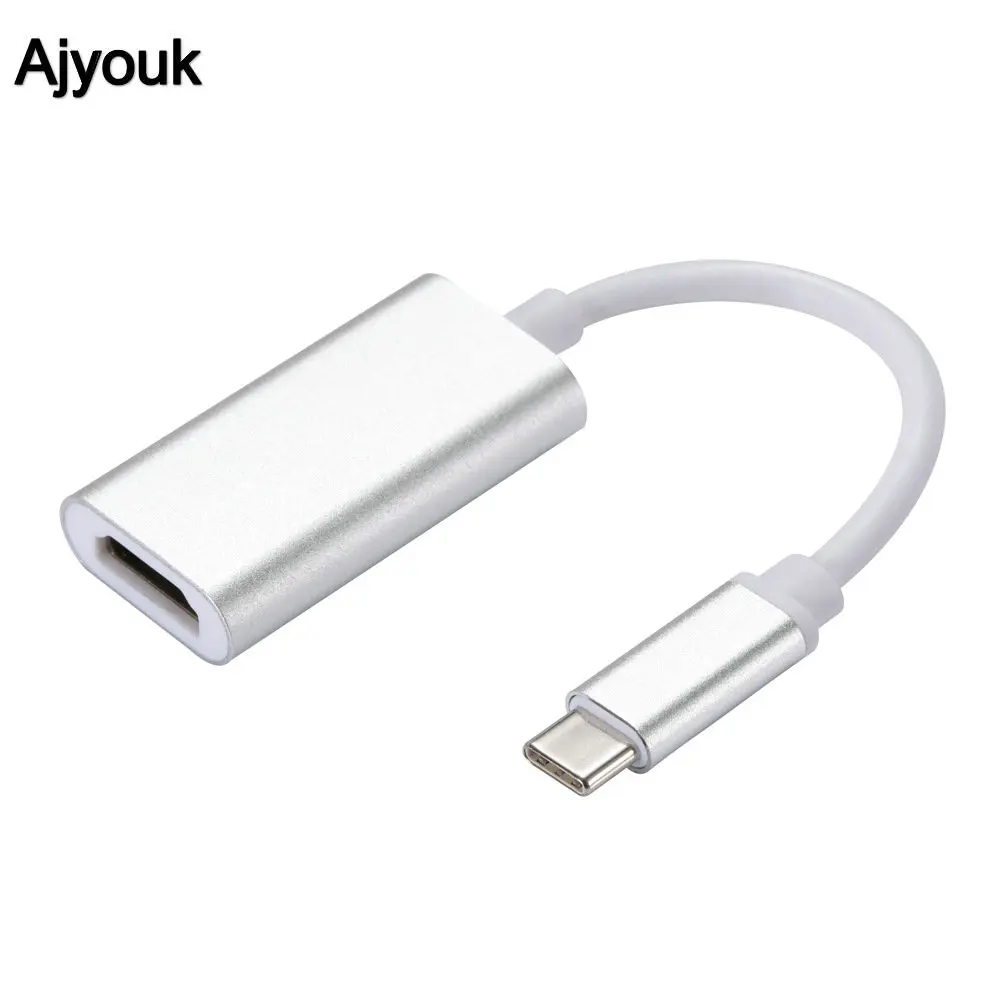 100PCS Type-c TYPE-C To HDMI Female 4K Converter Adapter Connector Cable For Apple Macbook Huawei Matebook Xiaomi ASUS Notebook |