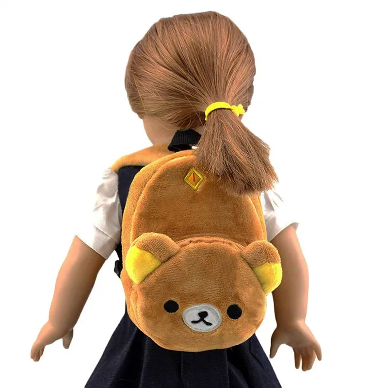 Doll Accessories Hot Styles Cute Backpack Schoolbag for 43cm Baby Doll